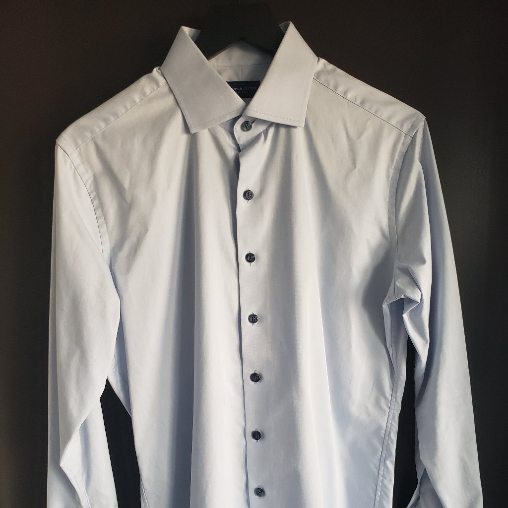 Proper Cloth Ls Button Down Mercer Light Blue Twill
